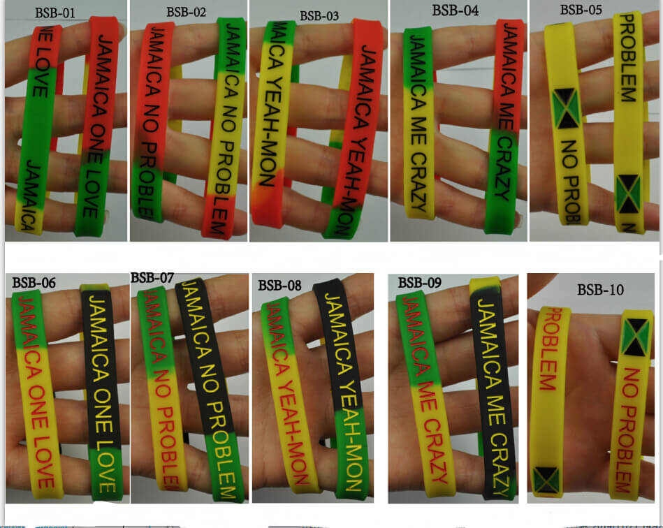 Assorted silicon arm bands