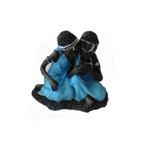 Model Colorful twins figurines B