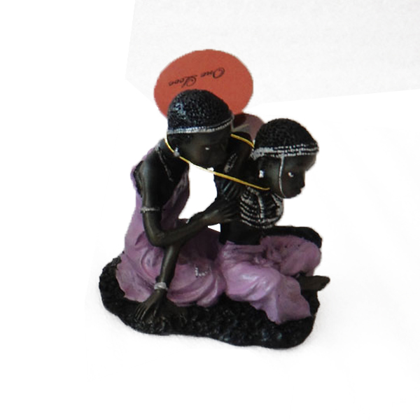 Model Colorful twins figurines C