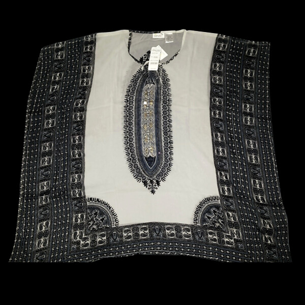 Model Dashiki prints Black & white color