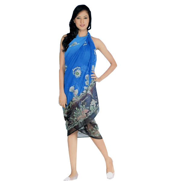 Model Hand painted blue