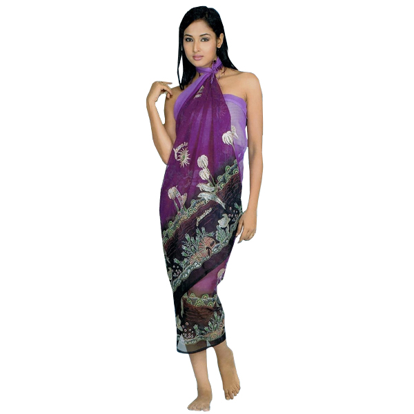 Model Hand painted purple