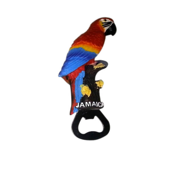 Red Parrot opener with magnet