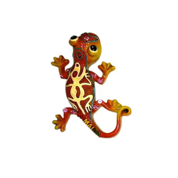 Red lizard