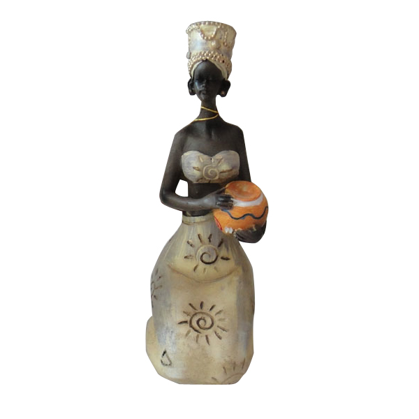 Model Small sitting lady figurines C
