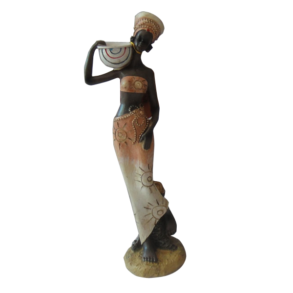 Model Small standing lady figurines A