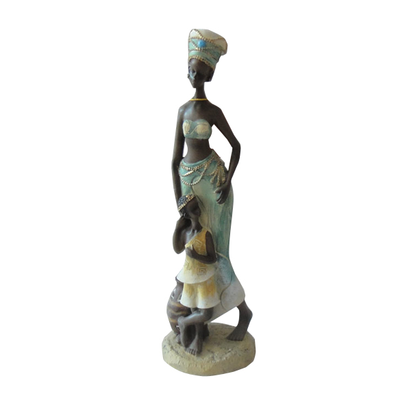 Model Standing lady with child A
