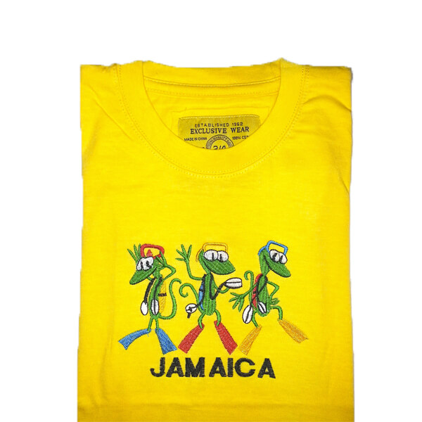 Model Yellow-3 frogs