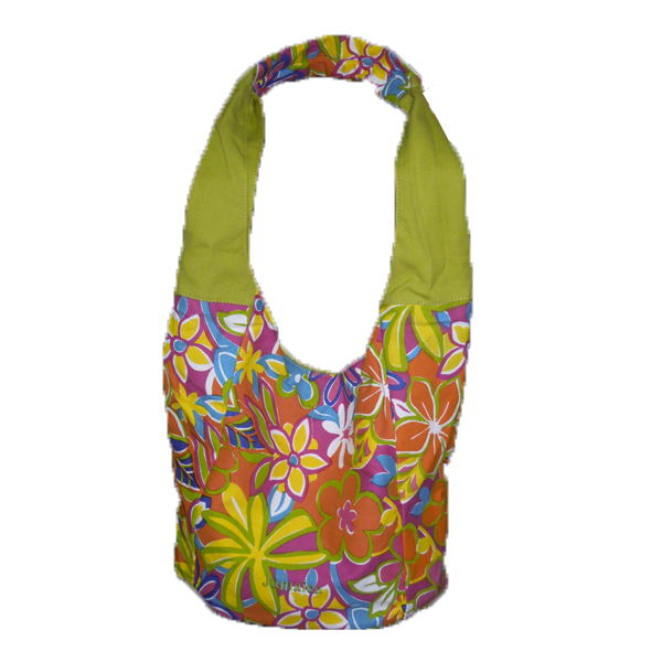 Model Sidebag_flower_green